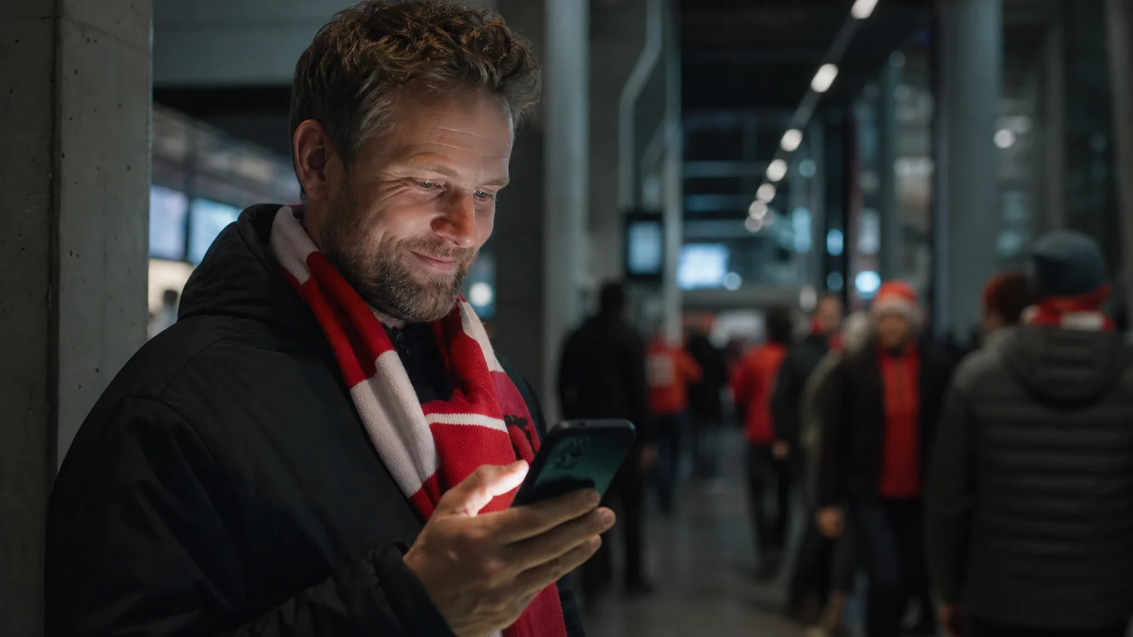 Voksen fan modtager cashback fra BetLabel efter en aftenkamp