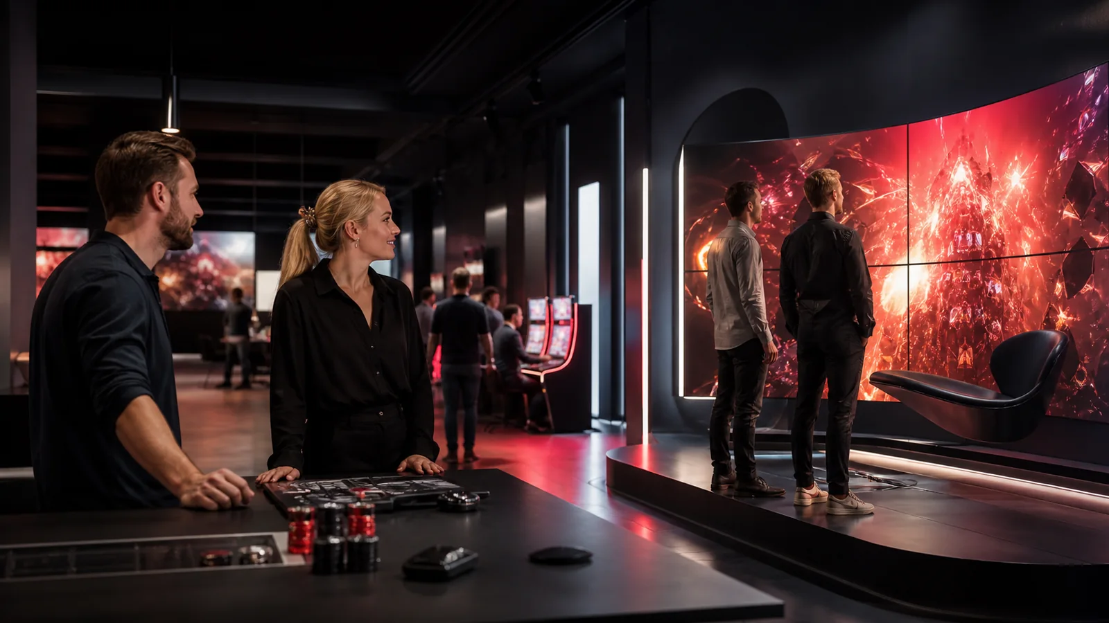 Voksne esportsspillere udforsker BL Games i et BetLabel-studie